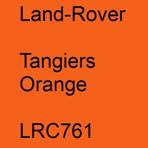 Land-Rover, Tangiers Orange, LRC761.